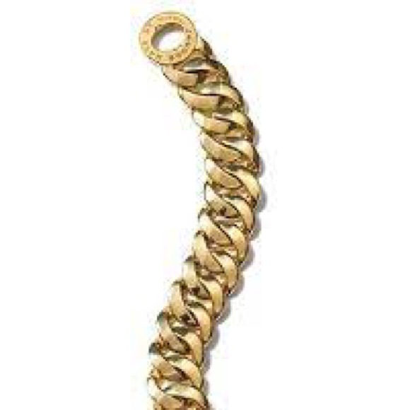 MARC JACOBS KATIE CHUNKY BRACELET GOLD TONE NWT - Picture 3 of 6